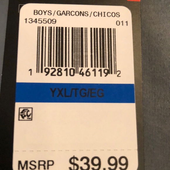 Boys gray and white long sleeve shirt - Picture 7 of 7